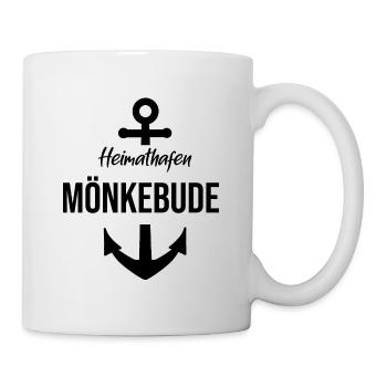 Mönkebude Heimathafen - Tasse - Weiß - Rechts