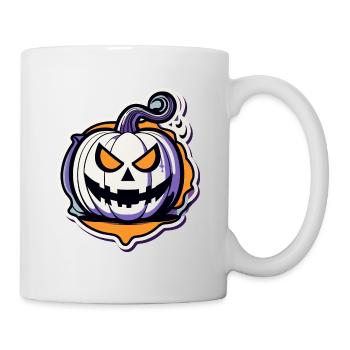 Pumpkin Halloween Drawing - Mug - white - Right