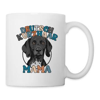 Braque allemand à poil court Mama chiens de chasse Wilsigns - Mug blanc - blanc - Droite