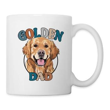 Golden Dad Golden Retriever Dogs Dog Wilsigns - Mug - white - Right