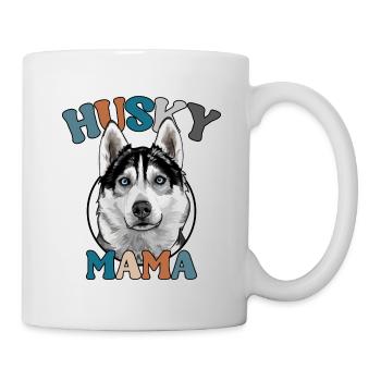 Husky Mama Hunde Hund Muttertag Wilsigns - Tasse - Weiß - Rechts