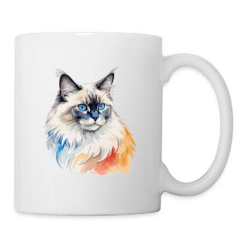 Birman Cat Watercolors - Mug - white - Right
