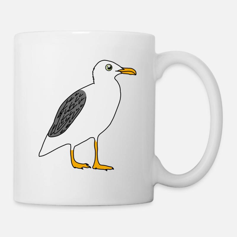 Möwe - Tasse - Weiß