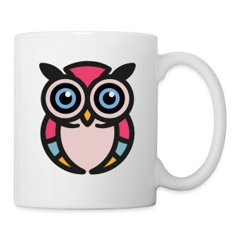 Colorful Owl - Mug - white - Right
