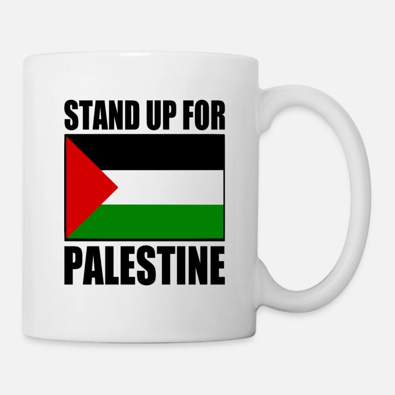 stand up for palestine - Tasse - Weiß