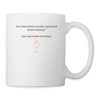 Der Unterschied - Tasse - Weiß - Rechts