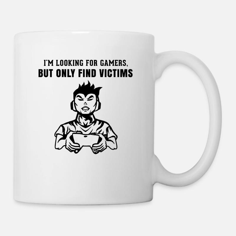 für echte Gamer Design - Tasse - Weiß