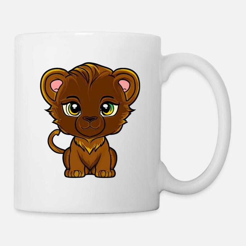 lion cub - Mug - white