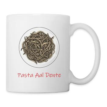 Pasta Aal Dente - Tasse - Weiß - Rechts