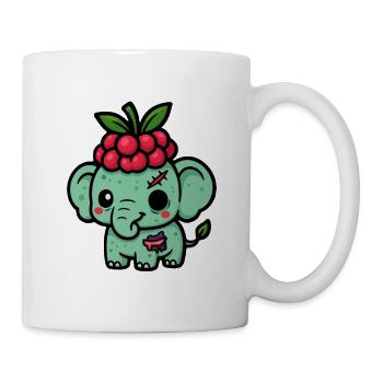 Zombiefant - Tasse - Weiß - Rechts
