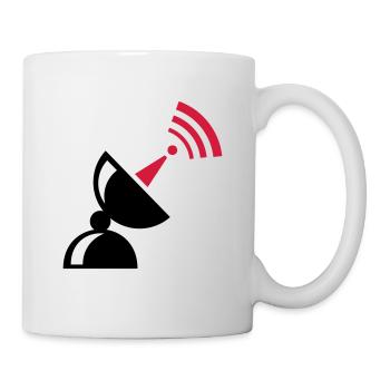 La station de radio pour les nerds - Mug blanc - blanc - Droite