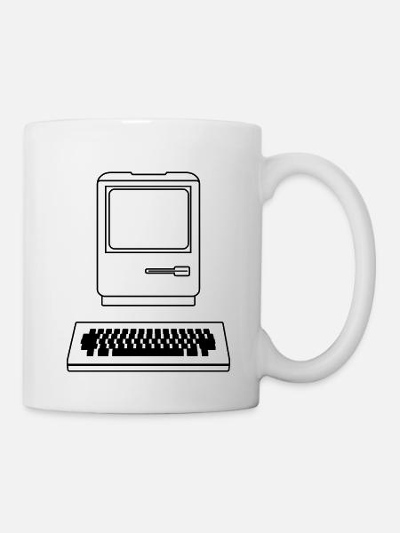 Computer - Tasse - Weiß