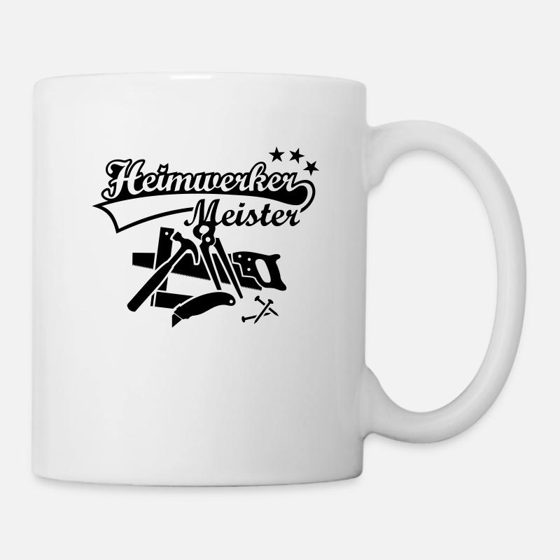 Outils bricolage Menuisier Charpentier - Mug blanc - blanc