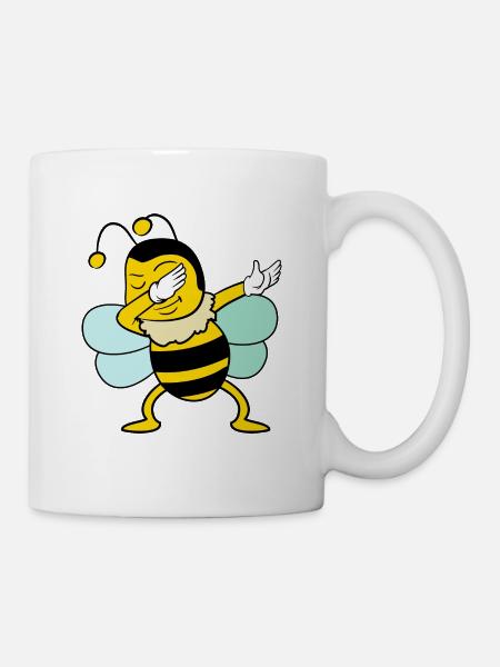 Dabbing Dab Biene - Tasse - Weiß