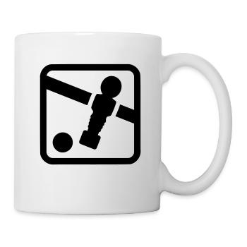 Tischkicker - Tasse - Weiß - Rechts