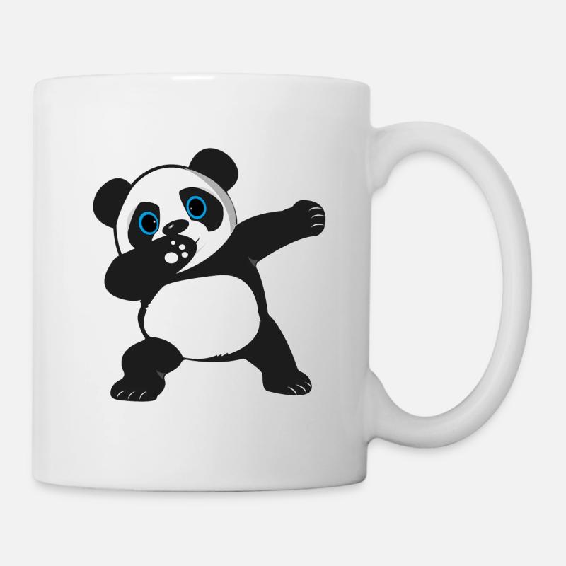 Dabbing Dab Dancing Panda - Mug blanc - blanc