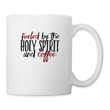 CAFÉ / JÉSUS: Saint-Esprit et café - Mug blanc - blanc - Droite