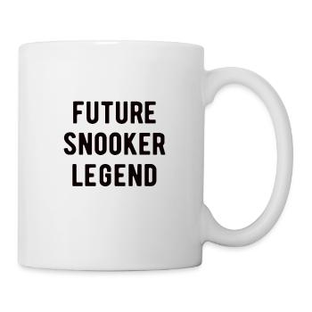 POOL / BILLIARDS: Future Snooker Legend - Tasse - Weiß - Rechts