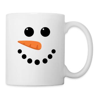 Bonhomme de neige - Mug blanc - blanc - Droite