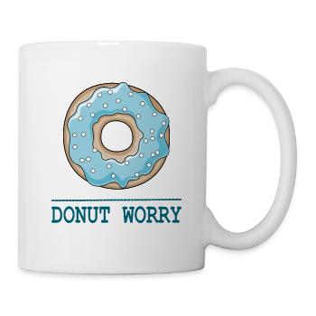 Donut inquiétude - Mug blanc - blanc - Droite