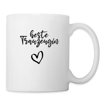 Beste Trauzeugin - Tasse - Weiß - Rechts