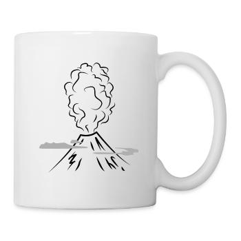 volcano - Mug - white - Right