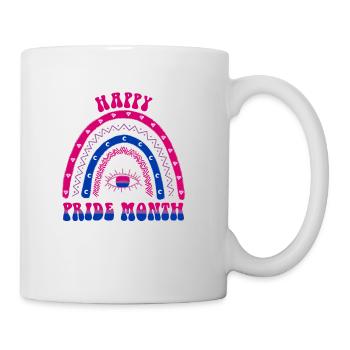 Boho Rainbow Happy Pride Mois Bisexuel - Mug blanc - blanc - Droite