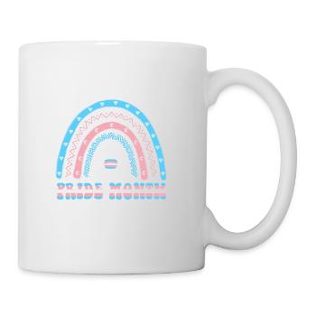 Boho Rainbow Happy Pride Mois Transgenre - Mug blanc - blanc - Droite