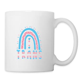 Transgender Spruch Trans Boho Regenbogen - Tasse - Weiß - Rechts