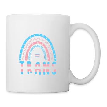 Transgender Boho Regenbogen Trans - Tasse - Weiß - Rechts