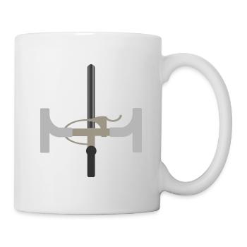 Coureur - Mug blanc - blanc - Droite