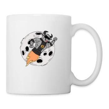 Investisseur Bull Bitcoin Moon Stock Market Trader - Mug blanc - blanc - Droite