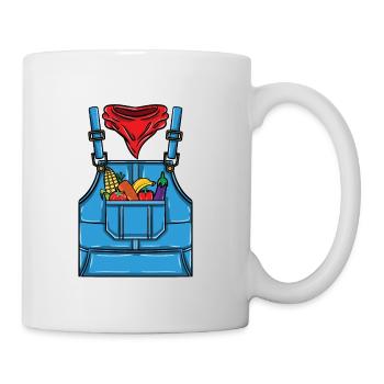 Farmer Costume Halloween - Mug - white - Right