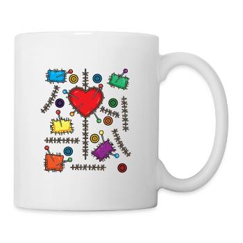 Voodoo Doll Costume Halloween - Mug - white - Right