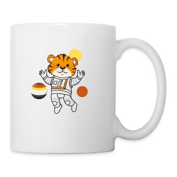 Tiger Astronaut Gay Bear Pride - Mug - white - Right