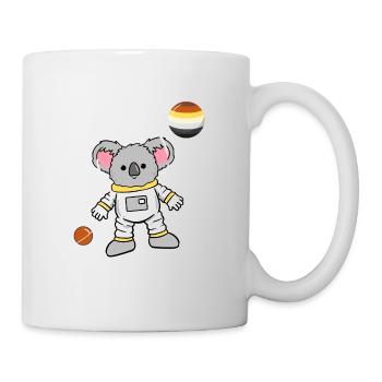 Koala Astronaut Gay Bear Pride - Mug - white - Right