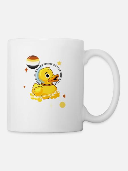 Enten Astronaut Gay Bear Pride - Tasse - Weiß