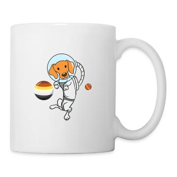 Hund Astronaut Gay Bear Pride - Tasse - Weiß - Rechts