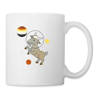 Goat Astronaut Gay Bear Pride - Mug - white - Right
