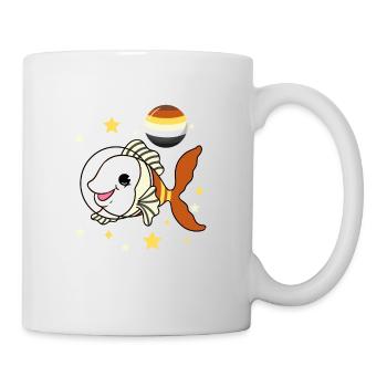 Fish in Space Gay Bear Pride - Mug - white - Right