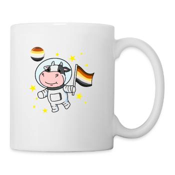 Kuh Astronaut Gay Bear Pride - Tasse - Weiß - Rechts