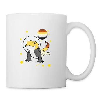 Bartagame im Weltraum Gay Bear - Tasse - Weiß - Rechts