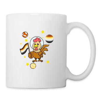 Chicken in Space Gay Bear - Mug - white - Right