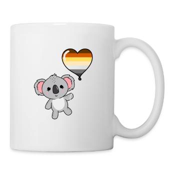 Koala Herzballon Gay Bear - Tasse - Weiß - Rechts