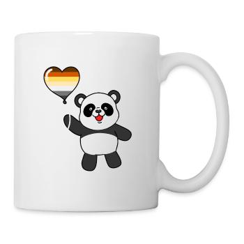 Panda Gay Bear Herzballon - Tasse - Weiß - Rechts