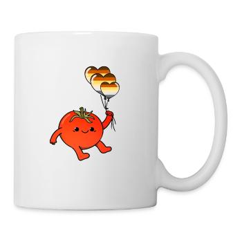 Tomate Ballon Gay Bear Pride - Tasse - Weiß - Rechts