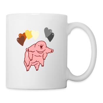 Bärtierchen Herzballon Gay Bear - Tasse - Weiß - Rechts