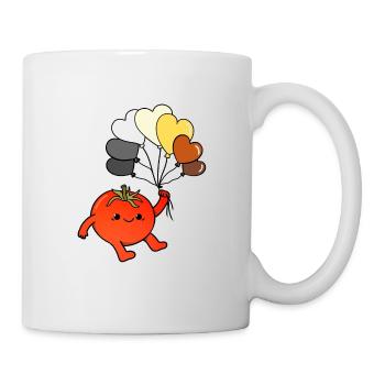 Tomate Herzballon Gay Bear Pride - Tasse - Weiß - Rechts