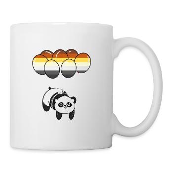 Panda Ballon Gay Bear Pride - Tasse - Weiß - Rechts