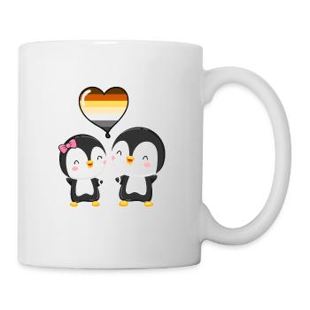 Gay Bear Pride Pinguin-Paar - Tasse - Weiß - Rechts